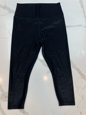 Beyond Yoga shimmer black leggings plus size